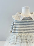 Load image into Gallery viewer, Puff Stripe Blouse