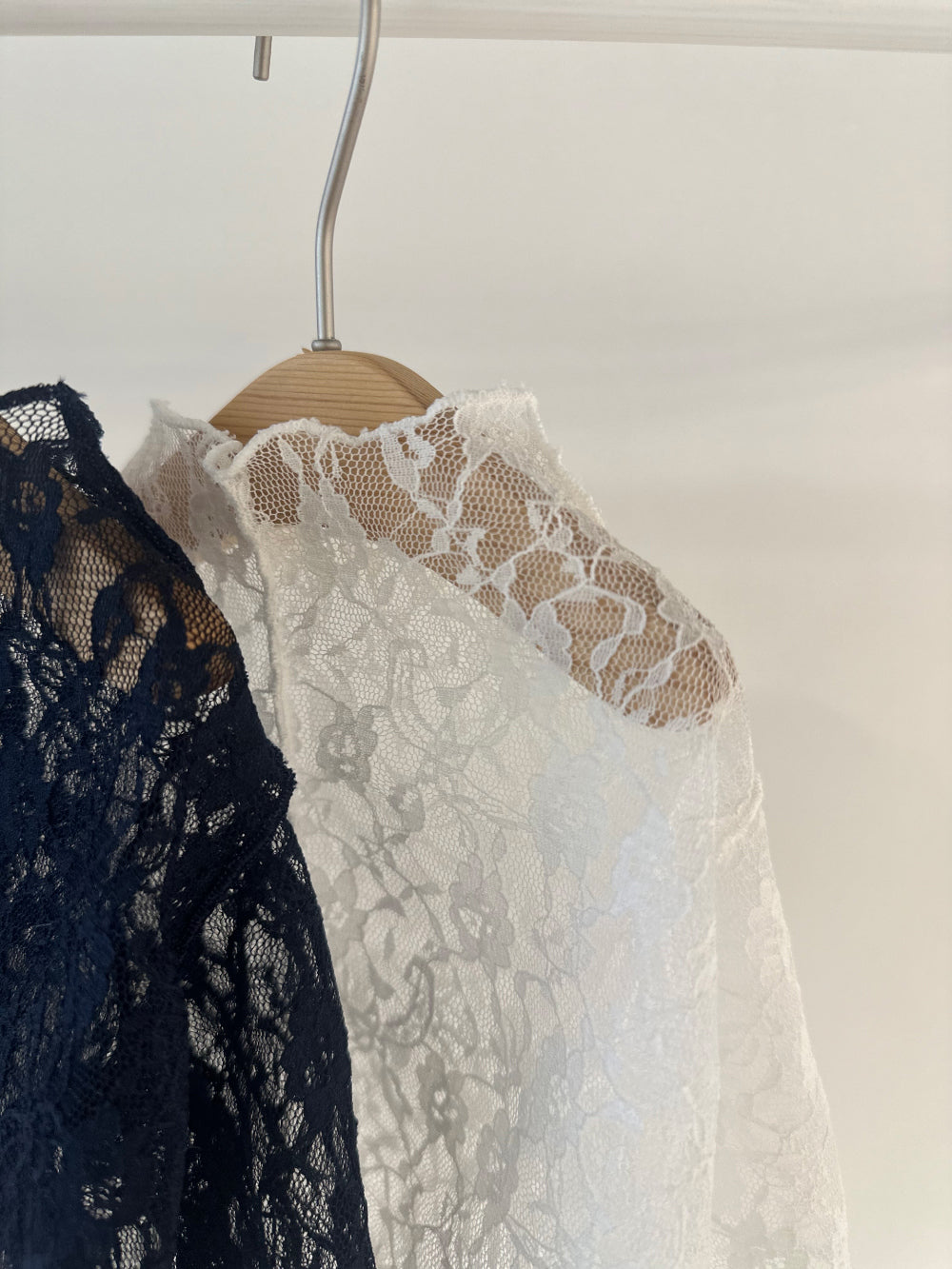 Half Polar Lace Top