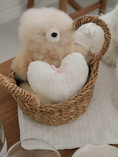 Load image into Gallery viewer, Rose Smoothie Heart Mini Cushion Keyring