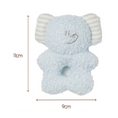 Load image into Gallery viewer, BonBon Green Furry Friends Rattle Toy