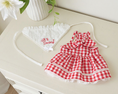Load image into Gallery viewer, Picnic Love Bustier - Red Check