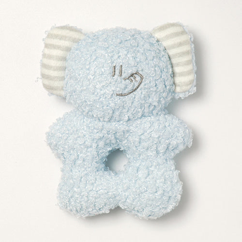 BonBon Green Furry Friends Rattle Toy