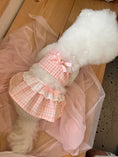Load image into Gallery viewer, Margot Check Ops - Peach