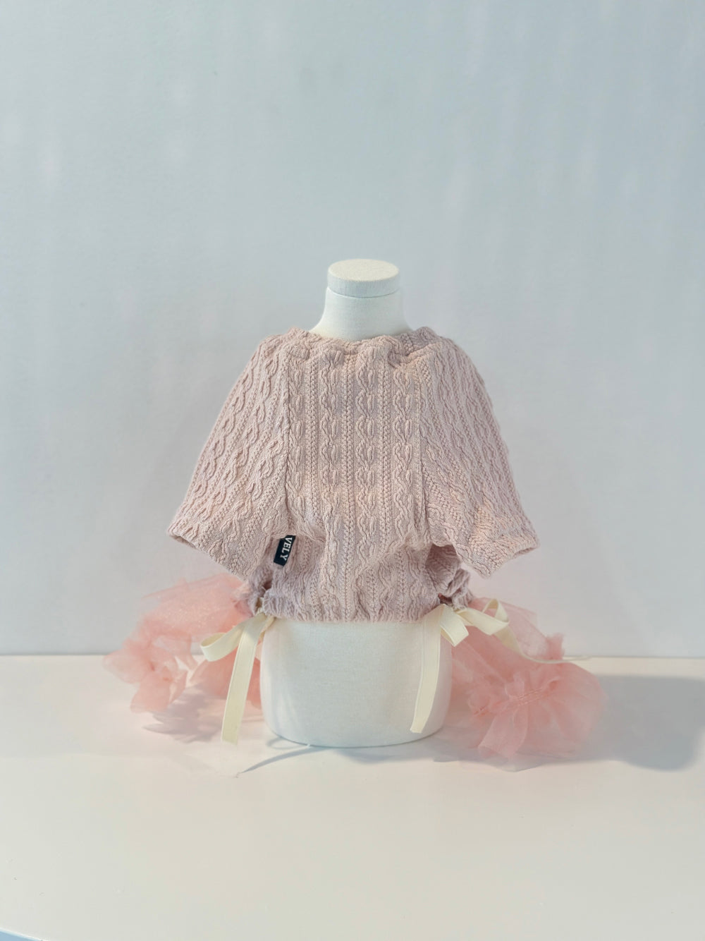 Twist Knit Ops - Pink