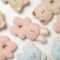 Load image into Gallery viewer, BonBon Green Furry Friends Rattle Toy