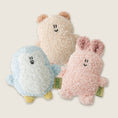 Load image into Gallery viewer, BonBon Green Furry Friends Mini Squeaky Toy
