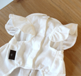 Load image into Gallery viewer, Vanilla Cream Frill Blouse