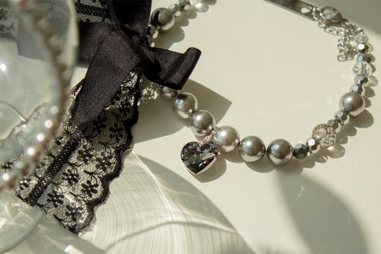 Romantic Blackberry Necklace