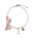 Load image into Gallery viewer, Custard Bear Pearl Necklace