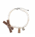 Load image into Gallery viewer, Custard Bear Pearl Necklace