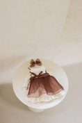 Load image into Gallery viewer, Petals In Watercolor Hanbok Bustier Skirt