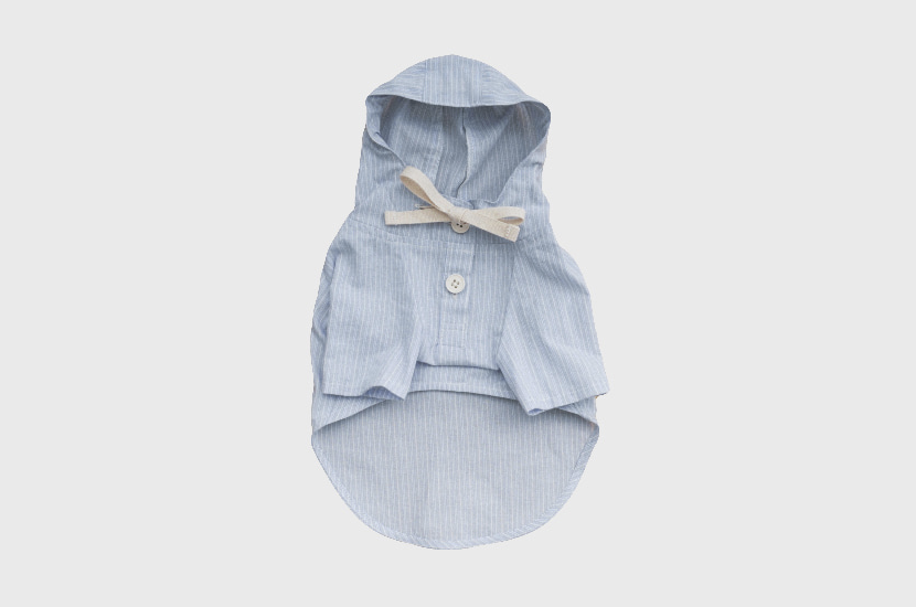 Striped Cotton Anorak