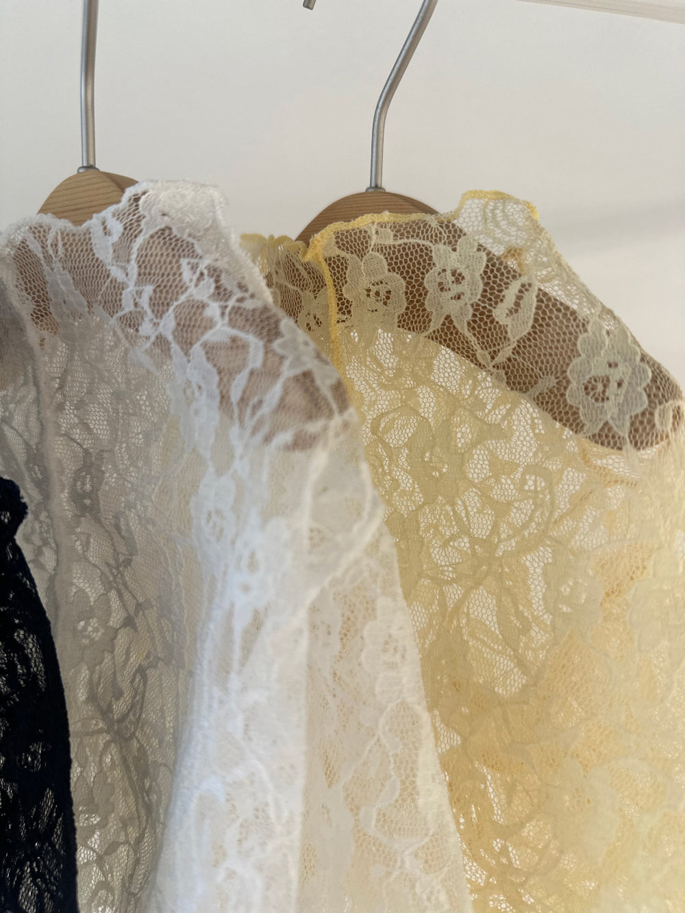 Half Polar Lace Top