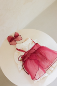 Load image into Gallery viewer, Petals In Watercolor Hanbok Bustier Skirt