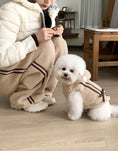 Load image into Gallery viewer, Ribbon Boa Hoodie Jumper (Beige)