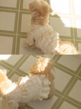 Load image into Gallery viewer, Royal Milk Tea Lace Blouse