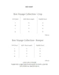 Load image into Gallery viewer, Bon Voyage Collection Blue (Crop & Romper)