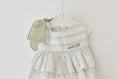 Load image into Gallery viewer, Linen Stripe Ribbon Dress (2 colors)
