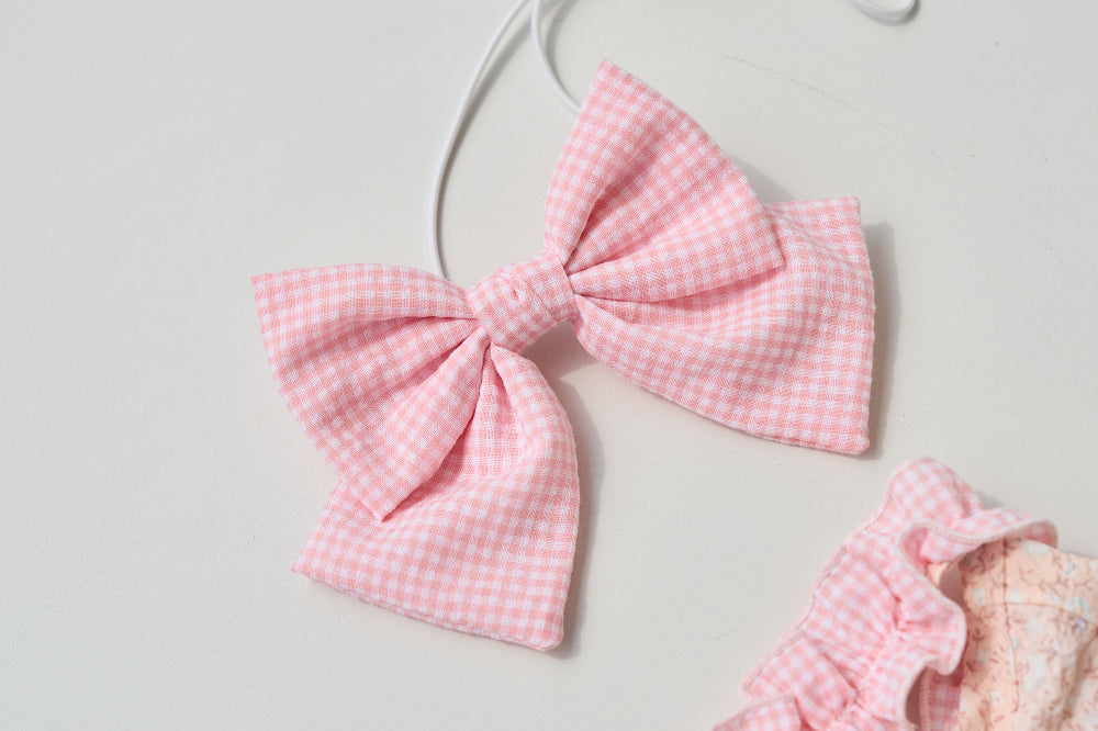 Check Ribbon Hairband (3 colors)