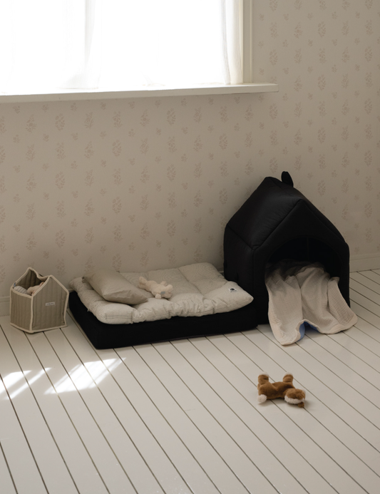 Square Bedding Set Black