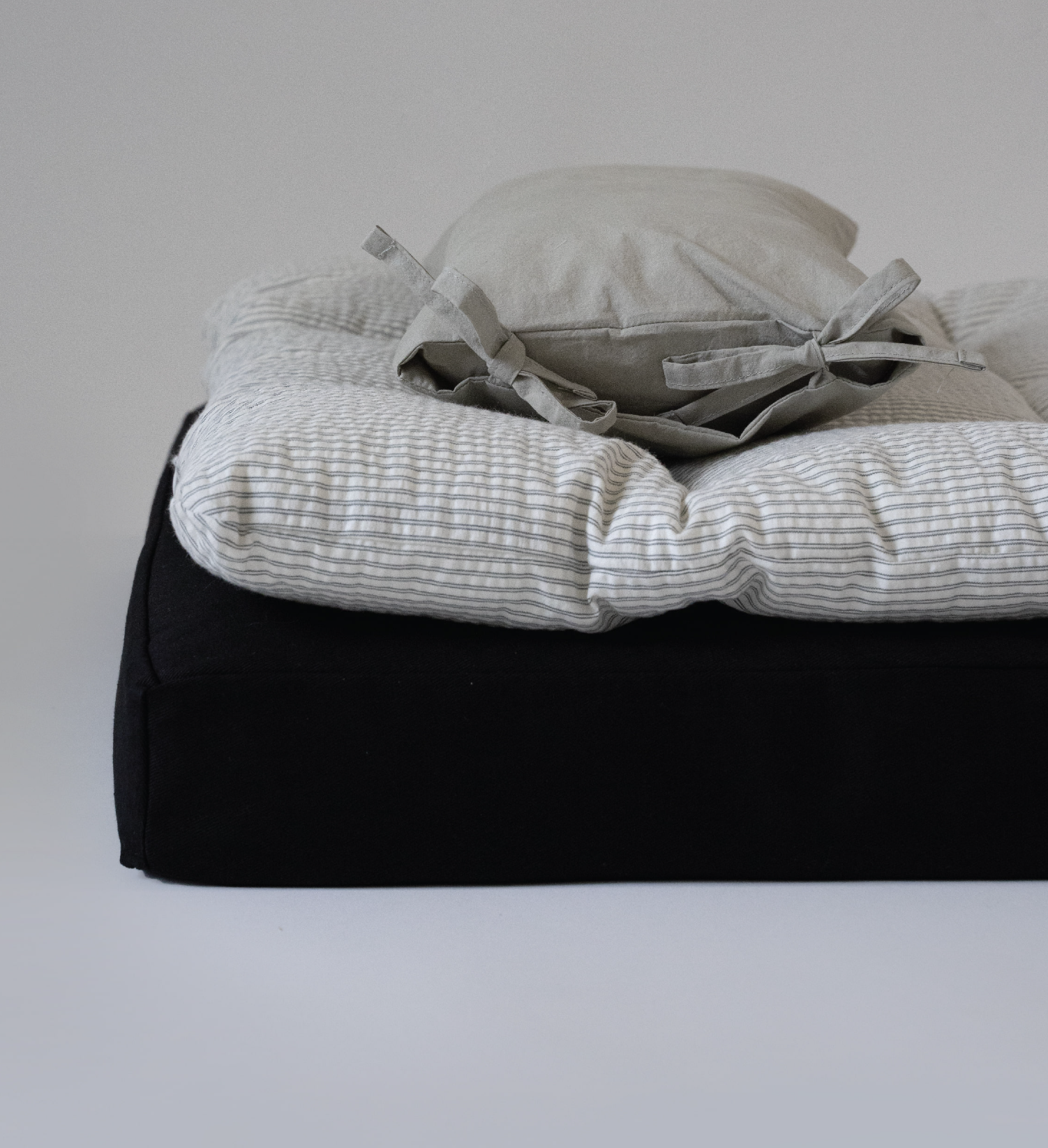 Square Bedding Set Black
