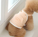 Together Check Overall Crop Top