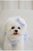 Load image into Gallery viewer, Marine check chiffon hair ribbon pin (2 colors)
