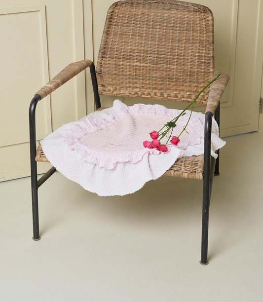 Waffle Blanket - Peach