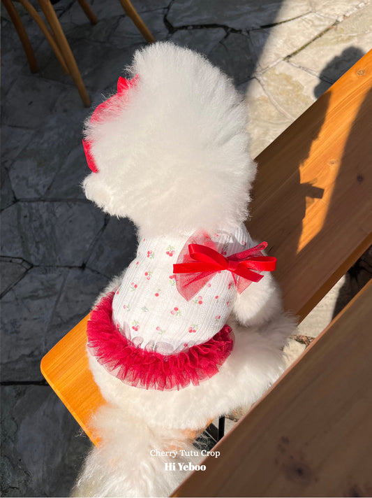 Cherry Tutu Crop