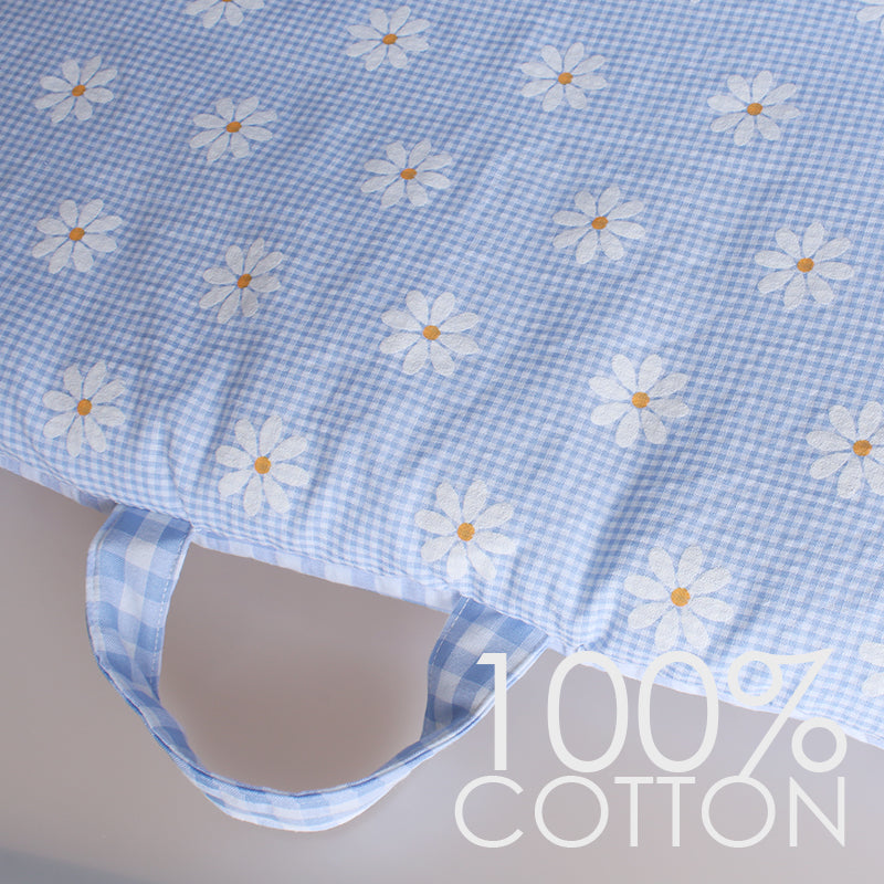 100% Cotton Nap Picnic Mat - Blue