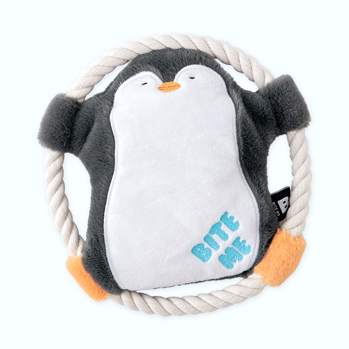 Hug Me Rope Tug Toy - Penguin