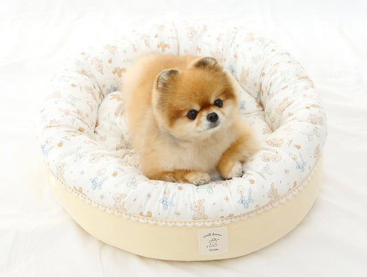 Organic Honey Bebe Round Bed (2 colors)