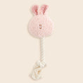 Load image into Gallery viewer, BonBon Green Furry Friends Rope Tug Toy
