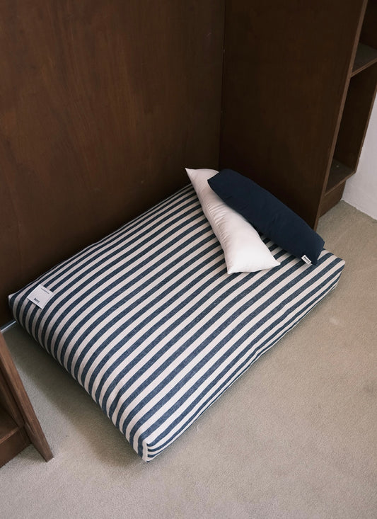 Linen cushion bed (2color)