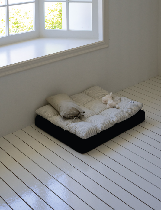 Square Bedding Set Black