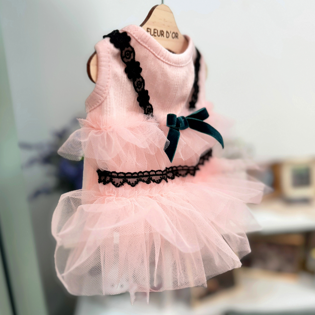 Pink Cropped Bustier Tutu