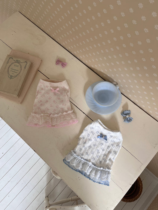 Nini Bear Sleeveless - Pink/Blue