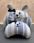 Load image into Gallery viewer, Hug Me Buggy Pillow French Stripe
