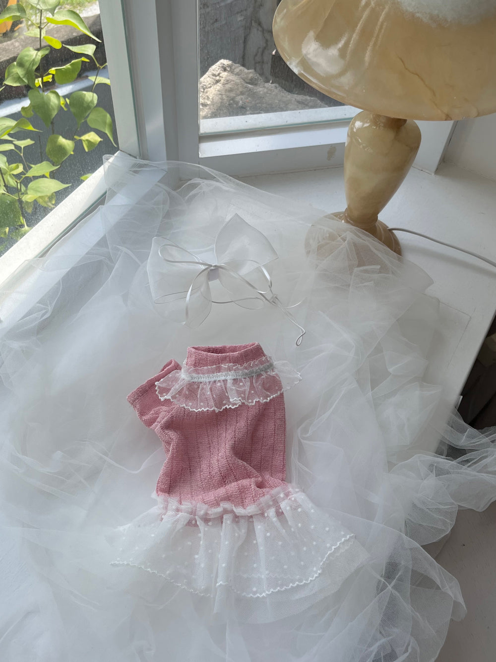 Iris Cape Collar Ops - Pink