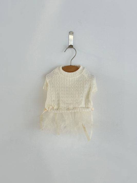 Twist Knit Ops - Ivory