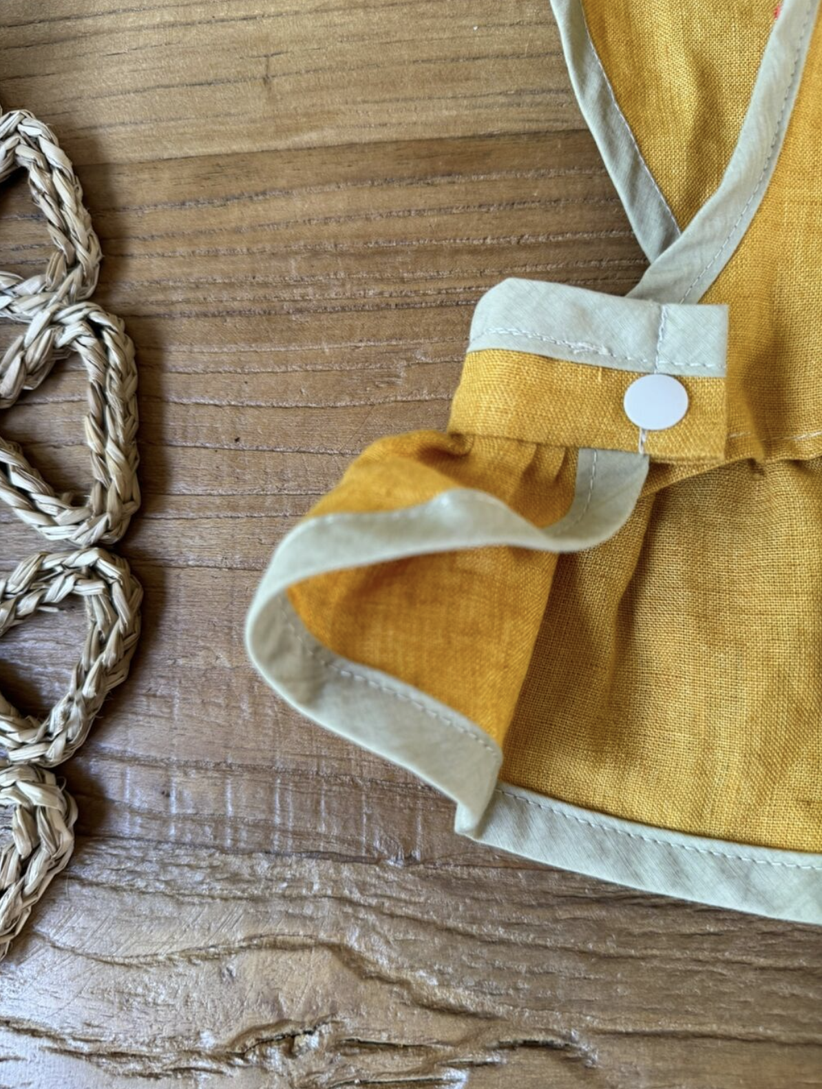 Puella Linen Dress - Mustard