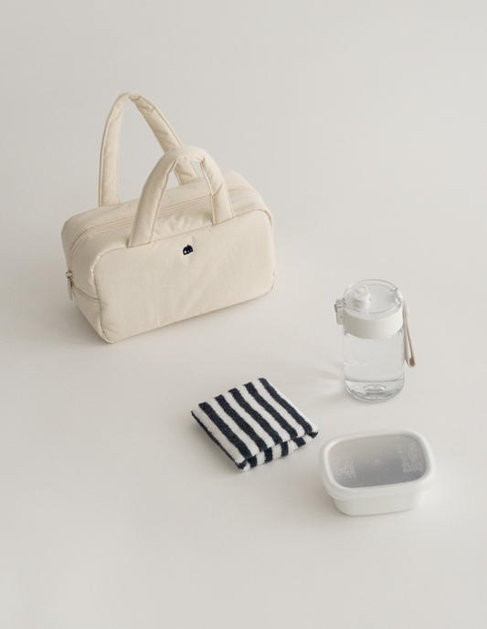 Square Cooler Bag Beige