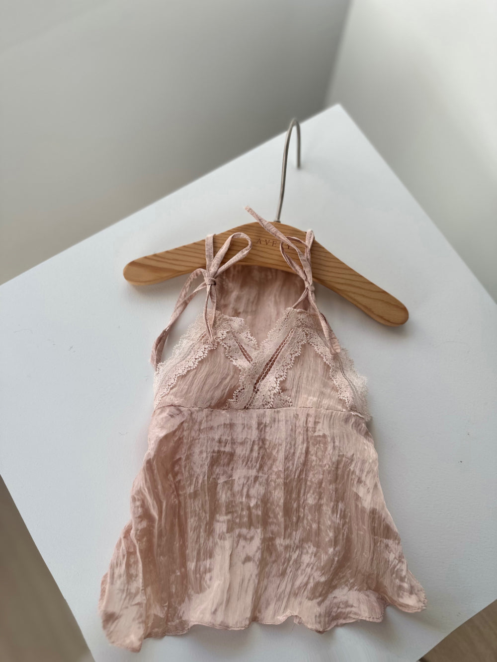 Pink Satin Slip Ops