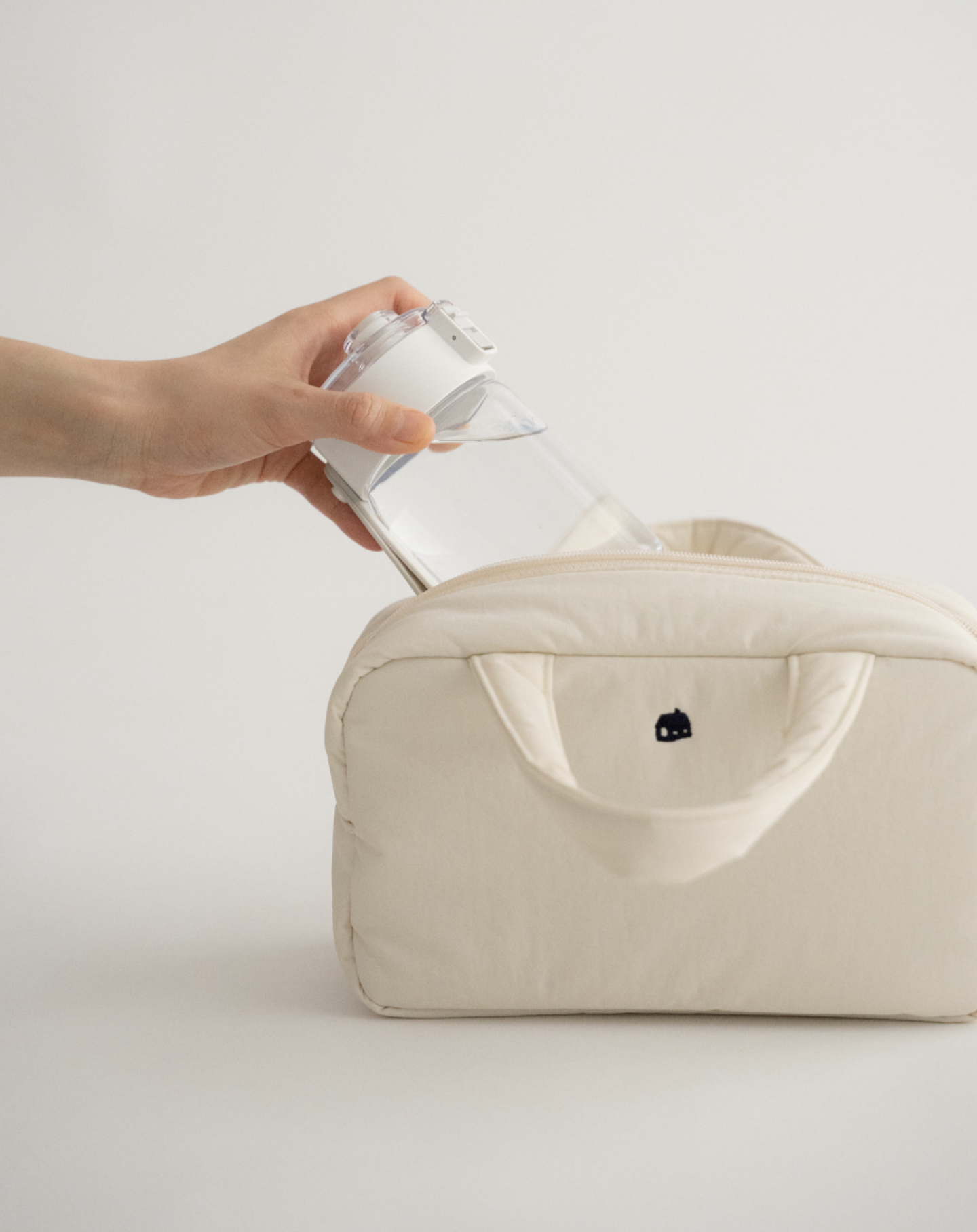 Square Cooler Bag Beige