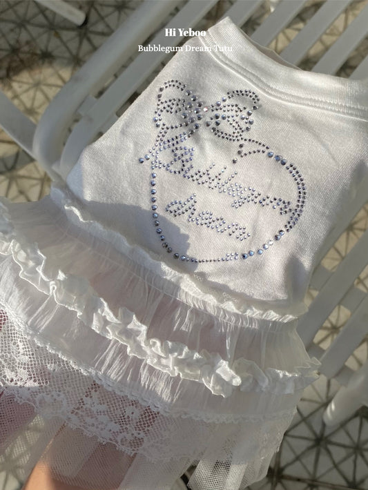 Bubblegum Dream Tutu - White