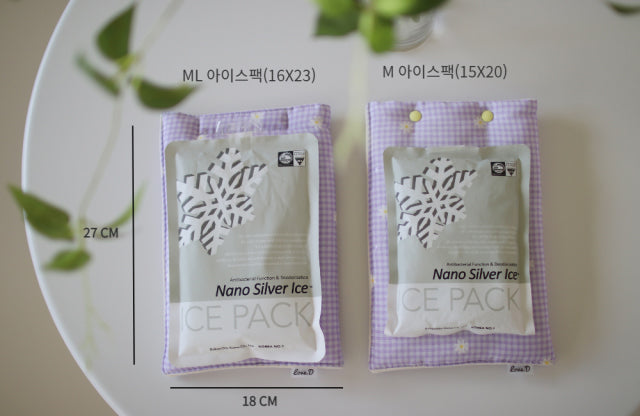 Floral ice pouch (3color)