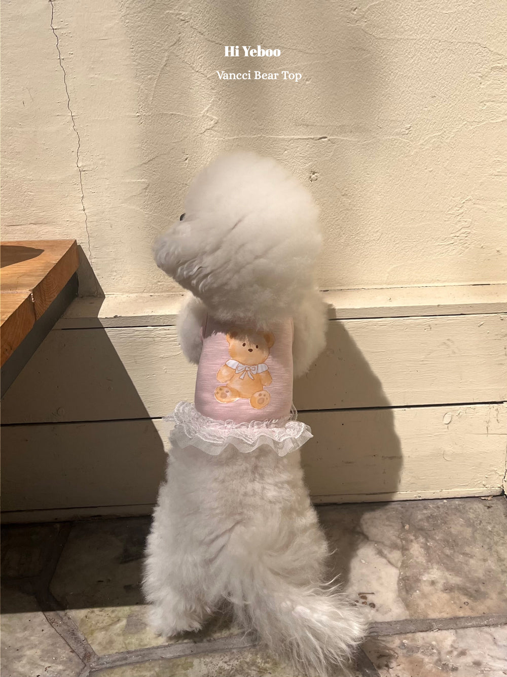 Vancci Bear Top - Pink