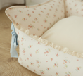 Load image into Gallery viewer, Lace Apricot Cushion

