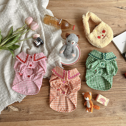 Spring Checkered Blouse