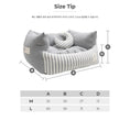 Load image into Gallery viewer, Basic Stripe Square Bed (2 color)
